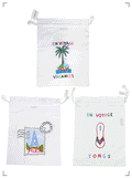 Fragonard POCHONS VOYAGE SET, トラベルポーチ 3枚セット フラゴナール