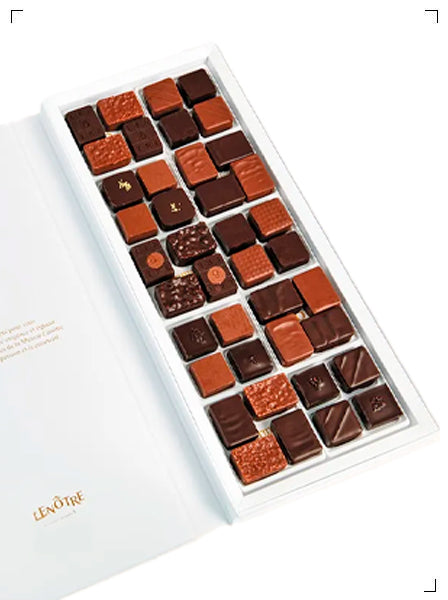 Lenotre BOITE DE BONBONS DE CHOCOLAT ASSORTIS 40PIECES, ボンボンショコラ アソート 40個入り ルノートル