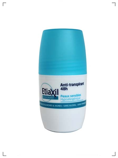 Etiaxil ANTI TRANSPIRANT DEODORANT 48H PEAUX SENSIBLES ROLL-ON, アンチ トランスピラン デオドラント 48h 敏感肌用 ロールオン エティアキシル