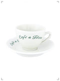 Cafe de Flore TASSE A THE ET SOUS TASSE, オリジナル ティーカップ アンド ソーサー カフェ ド フロール
