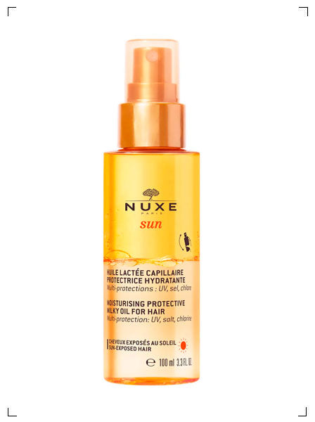 Nuxe NUXE SUN HUILE LACTEE CAPILLAIRE PROTECTRICE, ニュクス サン モイスチャライジング プロテクティブ ミルキーヘアオイル ニュクス