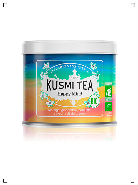 Kusmi Tea HAPPY MIND BIO BOITE EN METAL, ハッピーマインド メタル缶入り クスミティ