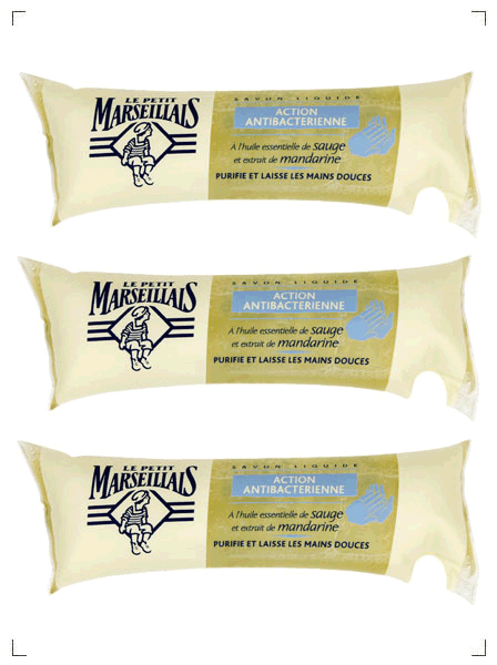 Le Petit Marseillais SAVON LIQUIDE RECHARGE, リキッドソープ 詰め替え3本セット ル プチ マルセイエ