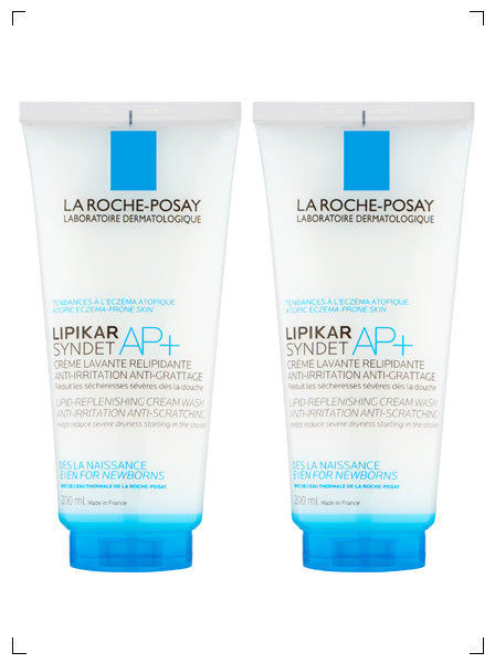 La Roche Posay LIPIKAR SYNDET AP+ CREME LAVANTE 2PIECES, リピカ サンデAP+ フェイス&ボディウォッシュ 2本セット ラ ロッシュ ポゼ