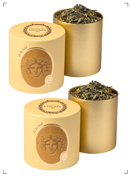 Laduree THE EN VRAC ROI SOLEIL, 紅茶 リーフティー ロワ ソレイユ 2箱セット ラデュレ