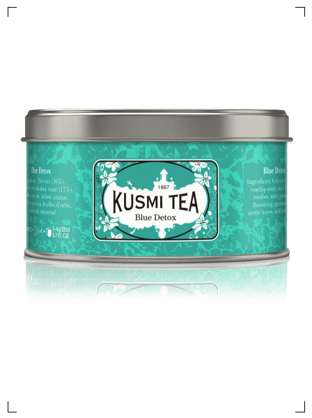 Kusmi Tea BLUE DETOX BIO BOITE METAL, ブルーデトックス 缶入り クスミティ