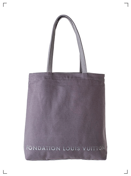 Fondation Louis Vuitton SAC EN TOILE GRIS, トートバッグ グレー フォンダシオン ルイ・ヴィトン