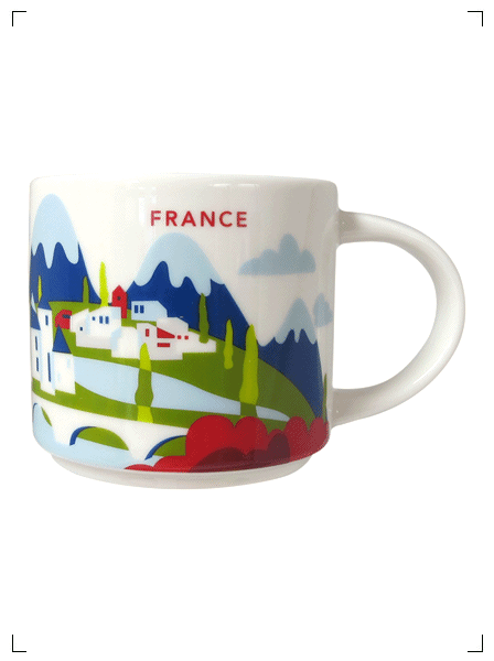 Starbucks Coffee YOU ARE HERE COLLECTION MUG FRANCE, YOU ARE HERE COLLECTION マグカップ フランス スターバックス コーヒー