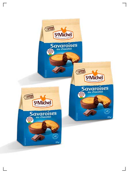 St Michel SAVAROISES AU CHOCOLAT, サヴァロワーズ オ ショコラ 3袋セット サン ミシェル