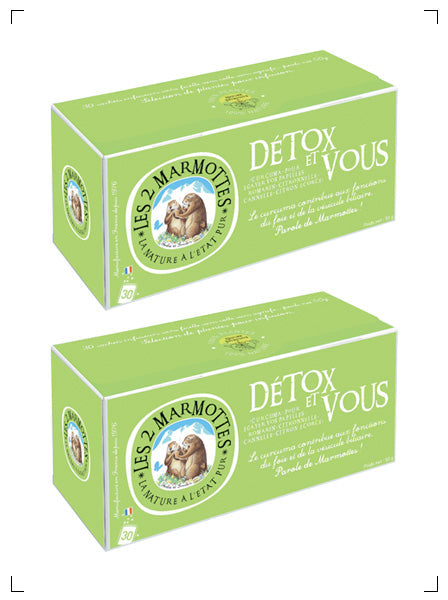Les 2 marmottes DETOX ET VOUS, デトックス エ ヴ レ ドゥ マルモット