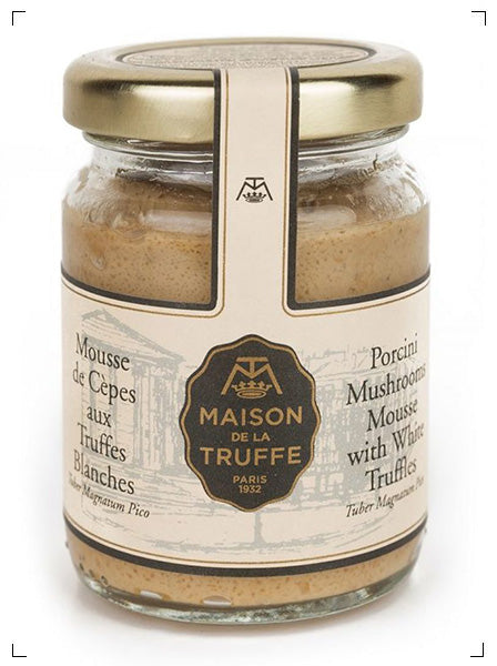 Maison de la Truffe MOUSSE DE CEPES AUX TRUFFES BLANCHES, 白トリュフ入り ポルチーニムース メゾン ド ラ トリュフ