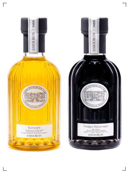 Chateau d'Estoublon MINI SET, オリーブオイルとバルサミコ酢のミニチュア2点セット シャトー デストゥブロン