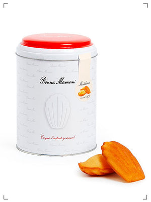Bonne Maman 15 MADELEINES PUR BEURRE EN BOITE METAL, マドレーヌ メタル缶入り ボンヌママン