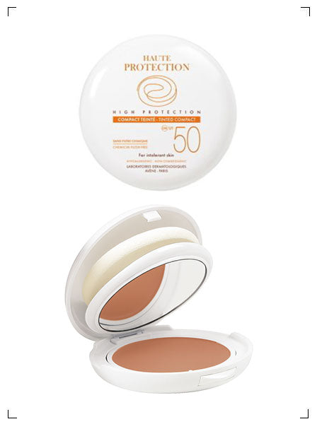 Avene HAUTE PROTECTION COMPACT TEINTE SABLE SPF 50, オート プロテクション コンパクト ファンデーション アベンヌ