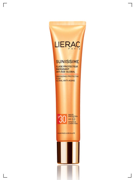 Lierac SUNISSIME FLUIDE PROTECTEUR ENERGISANT ANTI-AGE GLOBAL SPF30, サニッシム フルイド プロテクター アンチエイジ SPF30 リーラック