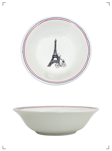 Gien CA C'EST PARIS ! COUPELLES US, サ セ パリ！ スープ皿 ジアン