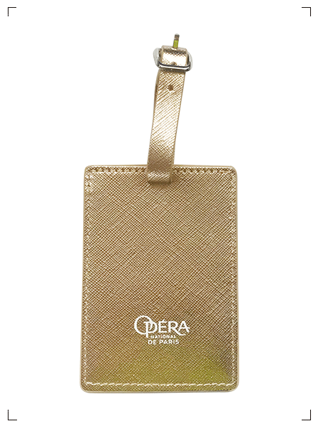 Opera National de Paris ETIQUETTE BAGGAGE OR ROSE, バゲージ タグ ピンクゴールド パリ国立オペラ