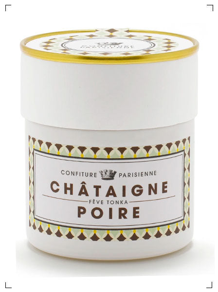 Confiture Parisienne CHATAIGNE POIRE, シャテーニュ ポワール コンフィチュール パリジェンヌ