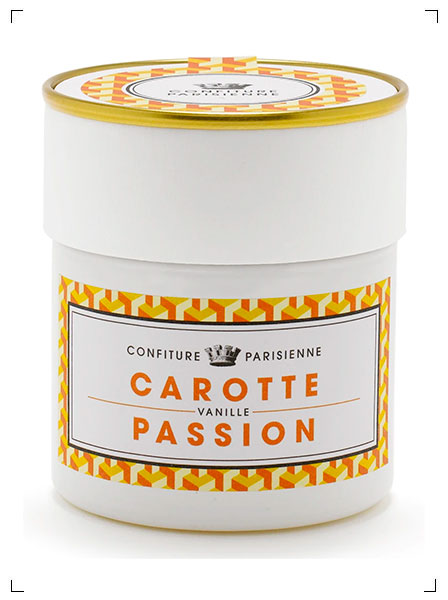 Confiture Parisienne CAROTTE PASSION ET VANILLE, キャロット パッション バニラ コンフィチュール パリジェンヌ
