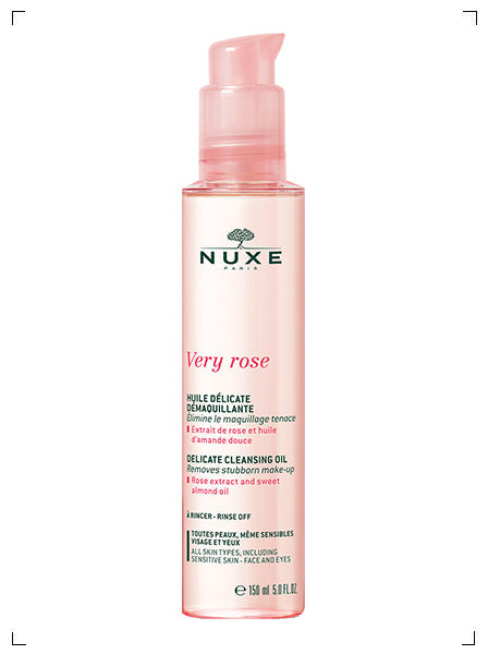 Nuxe VERY ROSE HUILE DELICATE DEMAQUILLANTE, ヴェリィローズ クレンジングオイル ニュクス