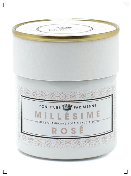 Confiture Parisienne MILLESIME ROSE AU CHAMPAGNE ROSE DRAPPIER, ミレジム ロゼ シャンパーニュ ドラピエ コンフィチュール パリジェンヌ