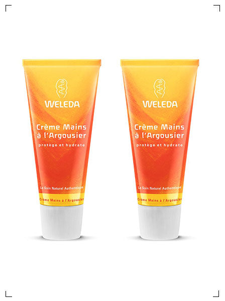 Weleda CREME MAINS A L'ARGOUSIER, ヒッポファン ハンドクリーム 2個セット ヴェレダ