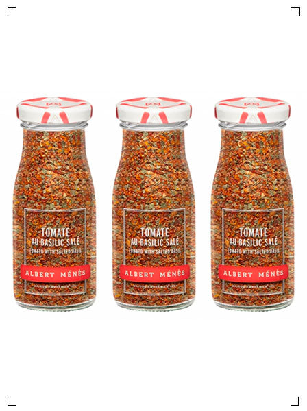 Albert Menes TOMATE AU BASILIC SALE, トマト オ バジリック サレ 3個セット アルベール メネス
