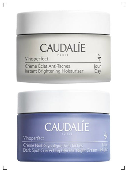 Caudalie VINOPERFECT CREME JOUR ET NUIT ANTI TACHES SET, ヴィノパーフェクト デイ&ナイトクリーム セット コーダリー