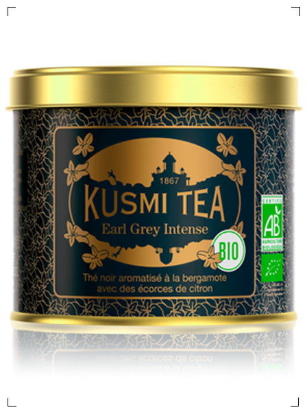 Kusmi Tea EARL GREY INTENSE BIO BOITE METAL, アールグレイ インテンス ビオ 缶入り クスミティ
