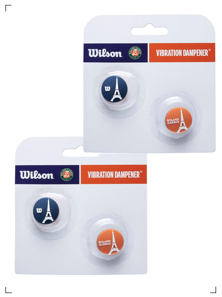 Roland Garros ANTIVIBRATEURS TOUR EIFFEL WILSON X ROLAND-GARROS, ガットダンパー エッフェル塔 2セット ローラン ギャロス