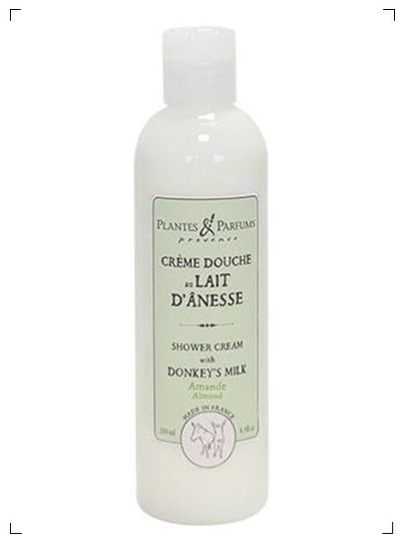 Pariswave PLANTES & PARFUMS CREME DOUCHE AU LAIT D'ANESSE, プランツ アンド パルファン ロバミルク クリーミーボディウォッシュ パリスウェーブ