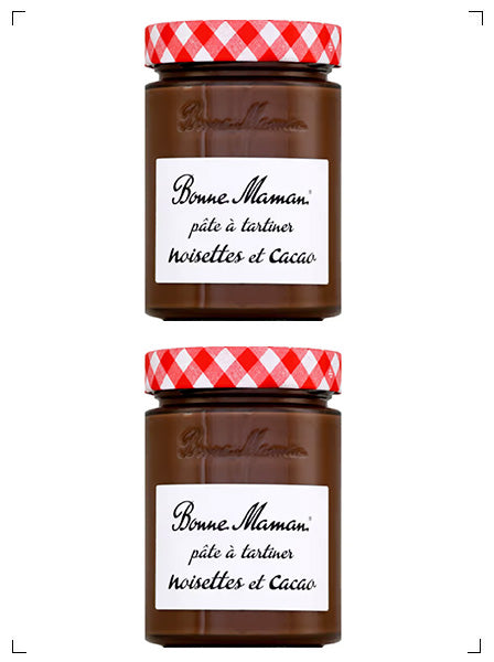Bonne Maman PATE A TARTINER NOISETTES ET CACAO, パット ア タルティネ 2個セット ボンヌママン