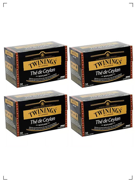 Twinings THE DE CEYLAN SCOTLAND, セイロンティー 4箱セット トワイニング