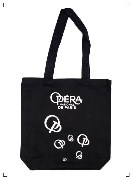 Opera National de Paris TOTE BAG OPERA NATIONAL DE PARIS NOIR, トートバッグ ブラック パリ国立オペラ