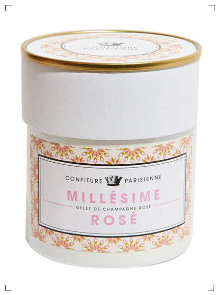 Confiture Parisienne MILLESIME ROSE AU CHAMPAGNE ROSE GELEE DE CHAMPAGNE ROSE, ミレジム ロゼ シャンパーニュ コンフィチュール パリジェンヌ
