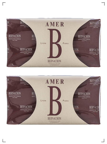 Bernachon 2 TABLETTES-NOIR AMER, アメール ベルナシオン