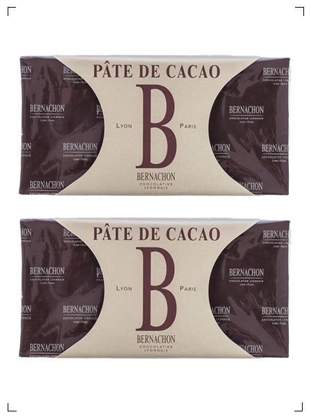 Bernachon 2 TABLETTES-NOIR PATE DE CACAO, パット ド カカオ ベルナシオン