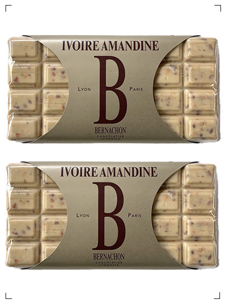 Bernachon 2 TABLETTES-IVOIRE AMANDINE, イボアール アマンディンヌ ベルナシオン