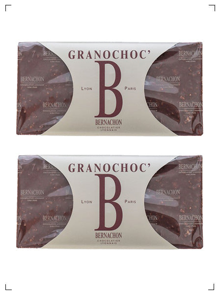 Bernachon 2 TABLETTES-NOIR GRANOCHOC, ノワール グラノショック ベルナシオン