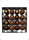 Philippe Bel BOITE 16 BOULES, キャラメル セミリキッド ショコラ アソート 16個入り フィリップ ベル