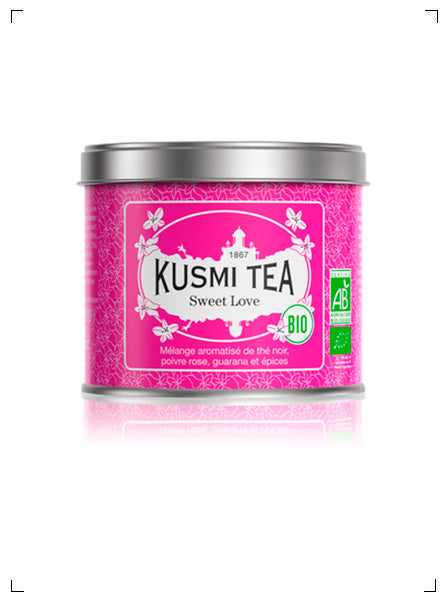Kusmi Tea SWEET LOVE BIO BOITE METAL, スウィートラヴ BIO 缶入り クスミティ