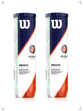 Roland Garros 4 BALLS TUBE CLAY COURT WILSON X ROLAND GARROS- YELLOW 2SET, チューブクレイコート用-イエロー 4個 2セット ローラン ギャロス