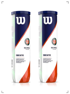 Roland Garros 4 BALLS TUBE CLAY COURT WILSON X ROLAND GARROS- YELLOW 2SET, チューブクレイコート用-イエロー 4個 2セット ローラン ギャロス