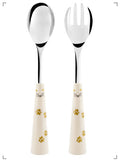 Pylones COUVERTS A SERVIR WHITE CAT, サラダサーバー ピローヌ