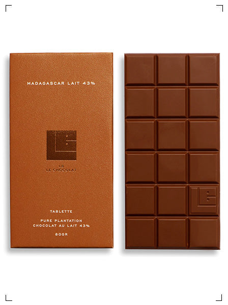 LB Le Chocolat TABLETTE MADAGASCAR LAIT, タブレット マダガスカル ミルク エル ベー ル ショコラ