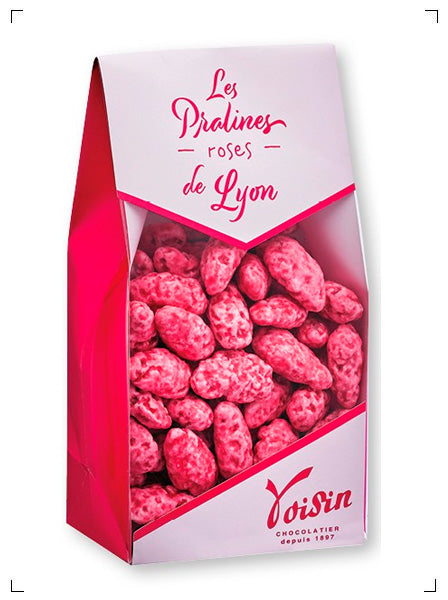 Voisin POCHETTE PRALINES ROSES DE LYON, プラリーヌローズ 袋入り ヴォワザン
