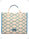 Le Bon Marche BON MARCHE CABAS ESCALATOR BLEU CLAIR, ボンマルシェ トートバッグ エスカレーター ライトブルー ル ボン マルシェ