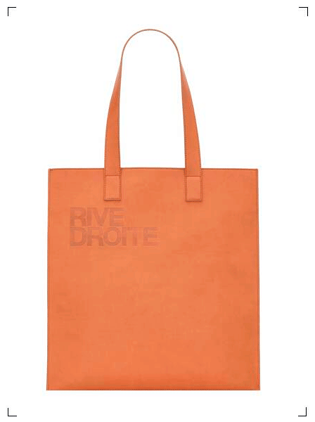 Yves Saint Laurent SAINT LAURENT  TOTEBAG IN APPLE SKIN/COGNAC, サンローラン アップルスキントートバッグ/コニャック イヴ サン ローラン