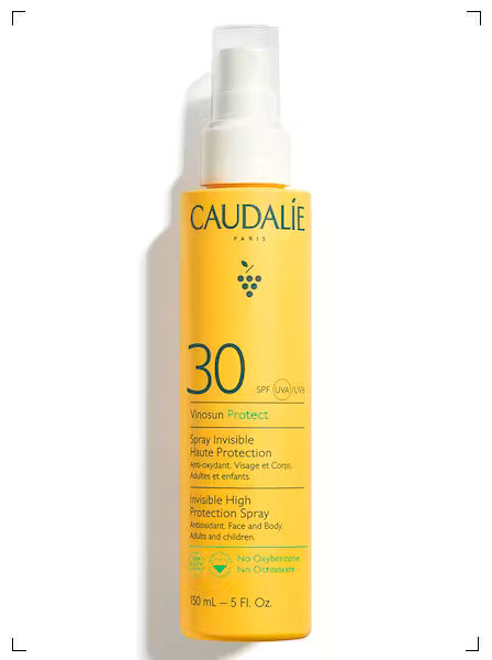 Caudalie VINOSUN PROTECT SPRAY INVISIBLE HAUTE PROTECTION SPF30, ハイプロテクション インビジブル 日焼け止めスプレー SPF30 コーダリー