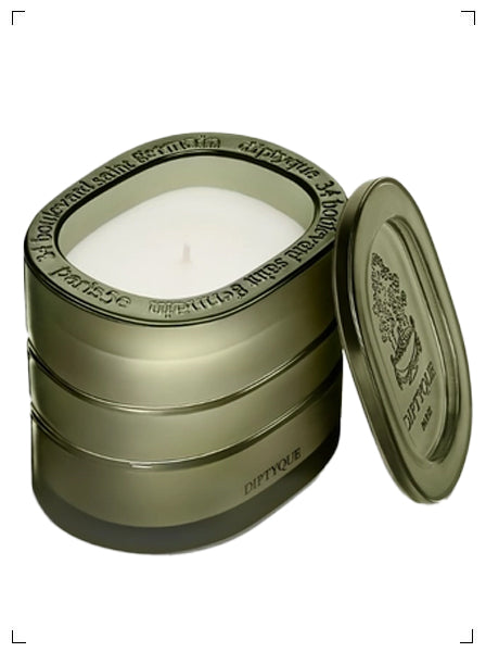 Diptyque BOUGIE RECHARGEABLE TEMPLE DES MOUSSES, リフィラブルキャンドル タンプル デ ムース ディプティック